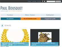 Tablet Screenshot of lyceedelamer.fr